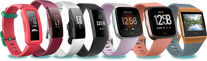 types of fitbits